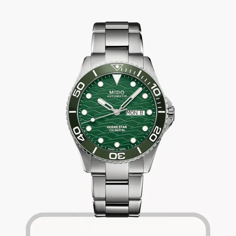 Mido Ocean Star 200C Green Dial Steel Men's Watch  M042.430.11.091.00